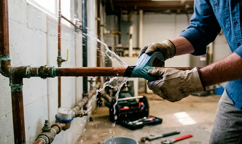 Cómo Tapar una Fuga de Agua