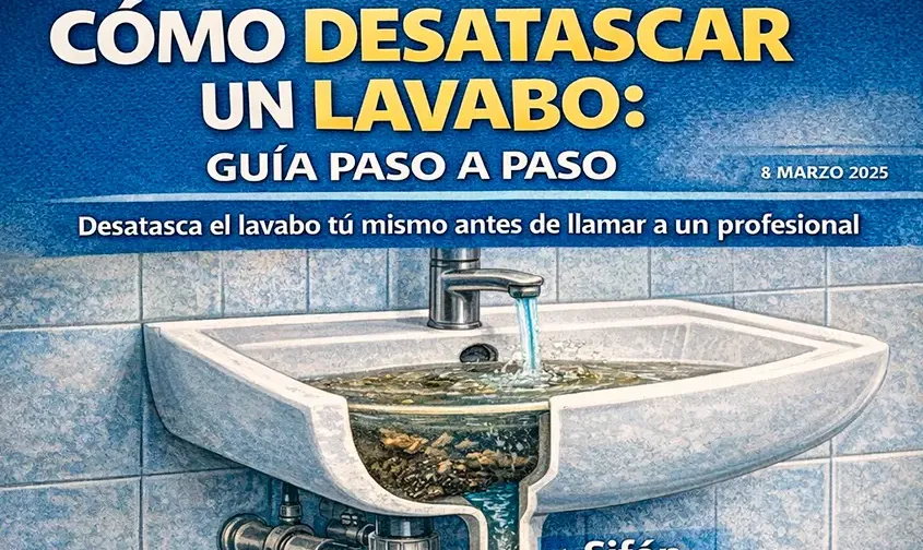 Cómo desatascar un lavabo: la guía completa