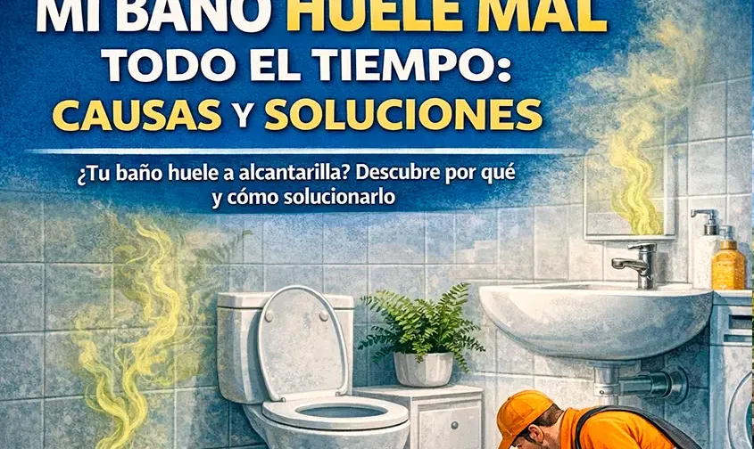 Mi Baño Huele Mal Todo el Tiempo: Causas y Soluciones