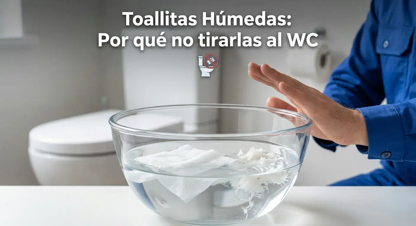 Toallitas húmedas: por qué no se deben tirar al WC