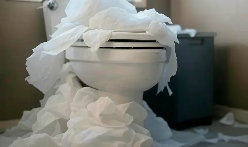 WC Atascado por Papel