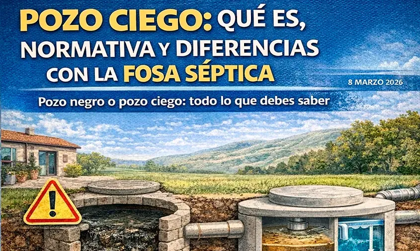 Pozo Ciego: Qué Es, Normativa y Diferencias con la Fosa Séptica