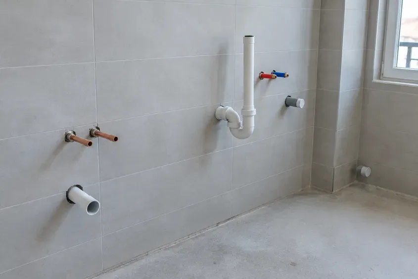 Altura del desagüe del lavabo, el fregadero y la lavadora
