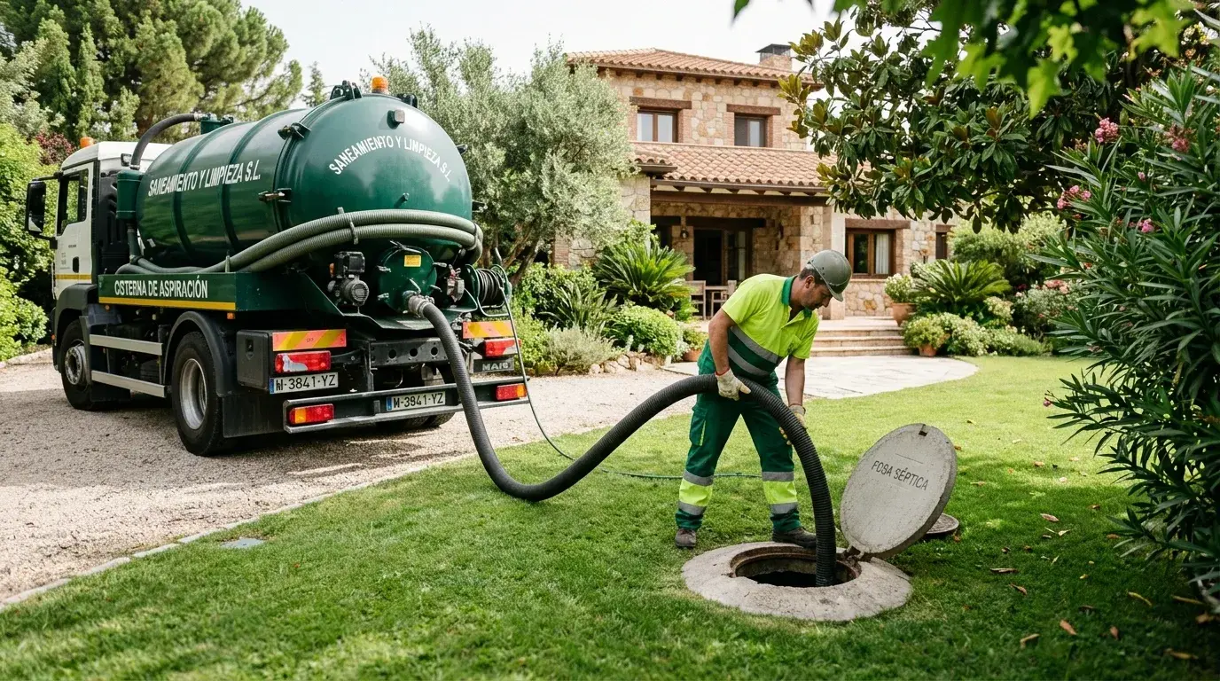 ¿Cuánto cuesta vaciar una fosa séptica? Precio desde por capacidad (1.500 L, 3.000 L, 5.000 L)