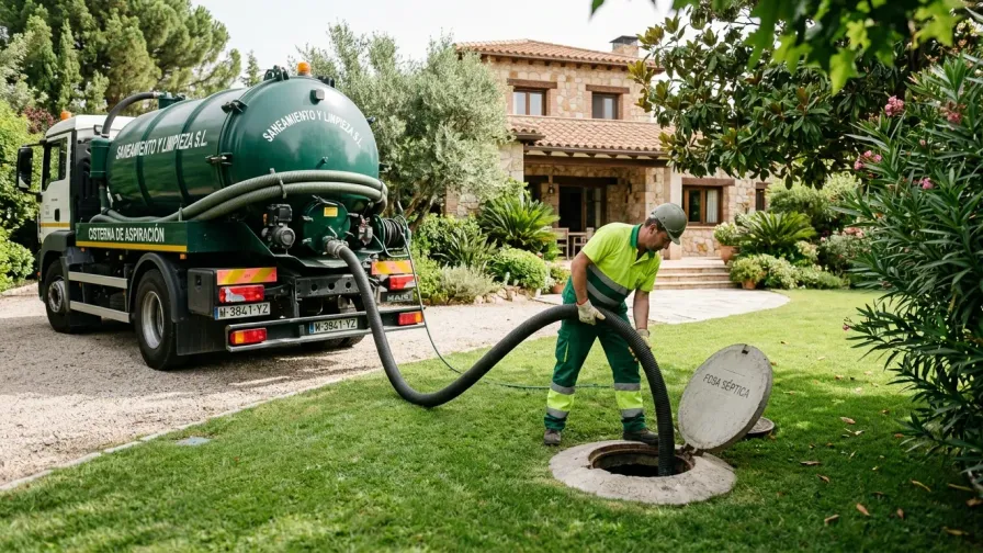 ¿Cuánto cuesta vaciar una fosa séptica? Precio desde por capacidad (1.500 L, 3.000 L, 5.000 L)