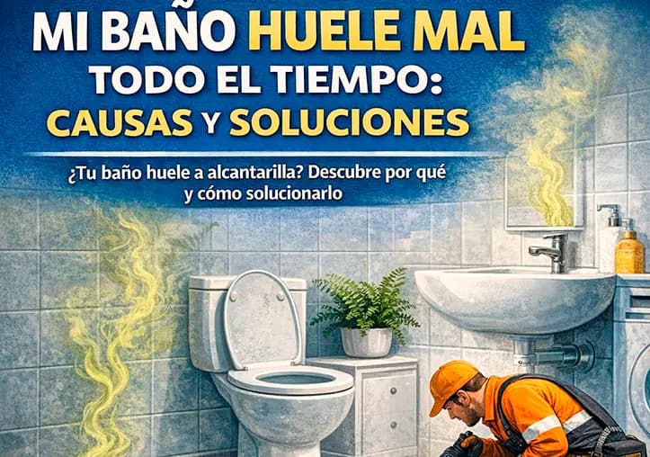 MI BAÑO HUELE MAL TODO EL TIEMPO: CAUSAS Y SOLUCIONES