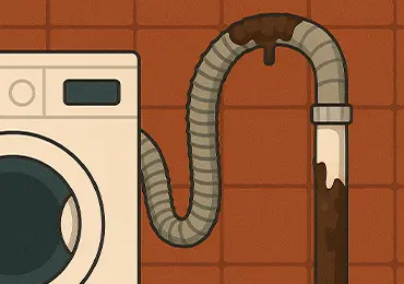 DESAGÜE LAVADORA ATASCADO