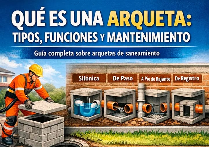 QUÉ ES UNA ARQUETA: TIPOS, FUNCIONES Y MANTENIMIENTO