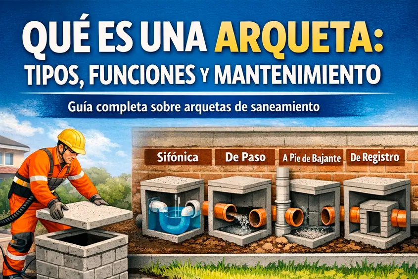 QUÉ ES UNA ARQUETA: TIPOS, FUNCIONES Y MANTENIMIENTO