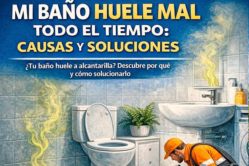 MI BAÑO HUELE MAL TODO EL TIEMPO: CAUSAS Y SOLUCIONES