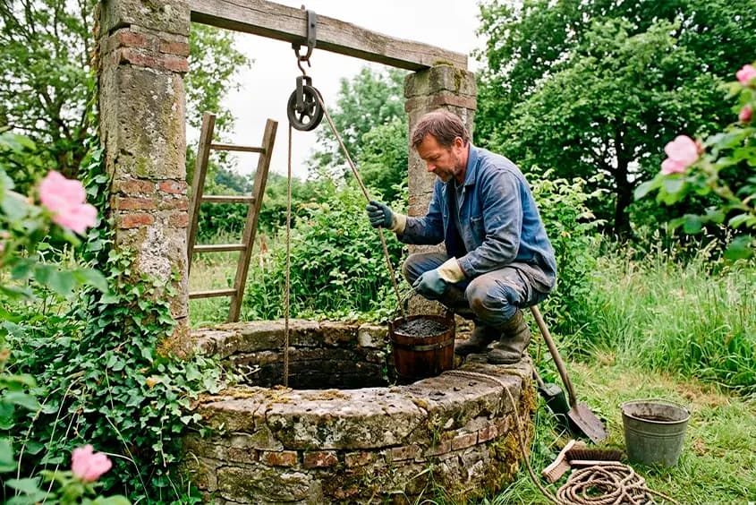 CÓMO LIMPIAR UN POZO ANTIGUO