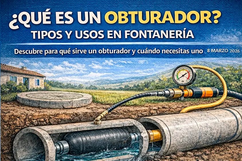 ¿QUÉ ES UN OBTURADOR? TIPOS Y USOS EN FONTANERÍA