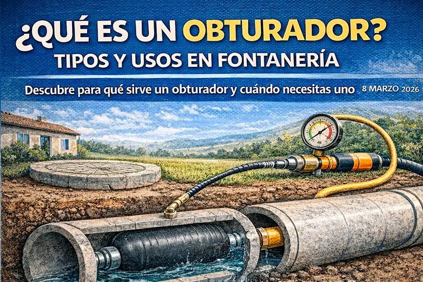 ¿QUÉ ES UN OBTURADOR? TIPOS Y USOS EN FONTANERÍA