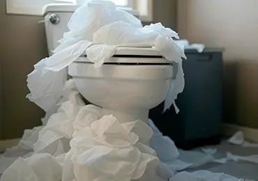 WC ATASCADO POR PAPEL